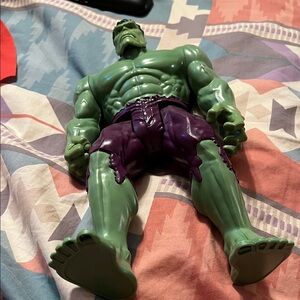 Green and Purple Action Figure